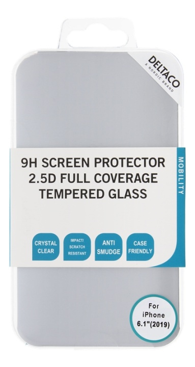 DELTACO screen protector for iPhone XR/11, 3D curved full coverage in de groep SMARTPHONE & TABLETS / Mobielbescherming / Apple / Lippenstift / Screen Protectors bij TP E-commerce Nordic AB (38-85803)
