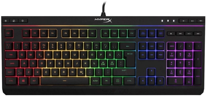 HyperX Alloy Core RGB Membrane Gaming Keyboard med RGB-belysning in de groep COMPUTERS & RANDAPPARATUUR / GAMING / Toetsenborden bij TP E-commerce Nordic AB (38-86063)