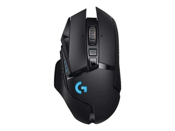 Logitech Gaming Mouse G502 LIGHTSPEED - optisk - 11 knappar - trådlös in de groep COMPUTERS & RANDAPPARATUUR / Muizen en toetsenborden / Muizen / Draadloos bij TP E-commerce Nordic AB (38-86099)