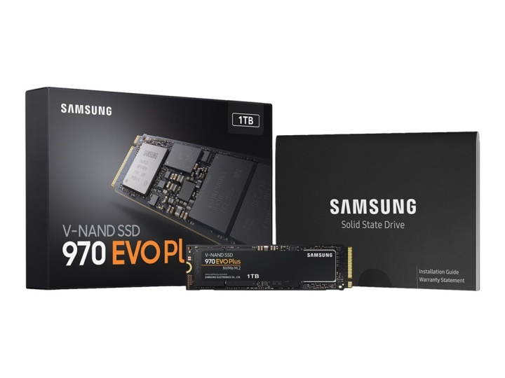 Samsung 970 EVO SSD MZ-V7S1T0BW 1TB M.2 PCI Express 3.0 x4 (NVMe) in de groep COMPUTERS & RANDAPPARATUUR / Computeronderdelen / Harde schijven / Koeling bij TP E-commerce Nordic AB (38-86136)