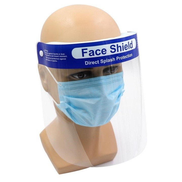 30-pack Vizieren / Beschermende vizieren / Gezichtsbescherming in kunststof in de groep BEAUTY & HEALTH / Gezondheidszorg / Beschermend vizier bij TP E-commerce Nordic AB (38-86367PKT12)