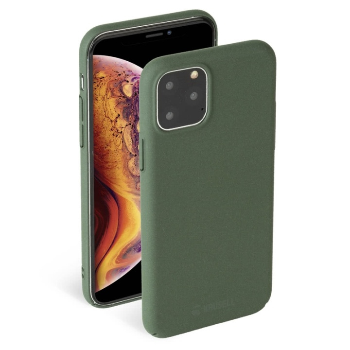 Krusell Sandby hoes voor Iphone 11, groen in de groep SMARTPHONE & TABLETS / Mobielbescherming / Apple / Make-up spiegel / Verzinnen bij TP E-commerce Nordic AB (38-86466)