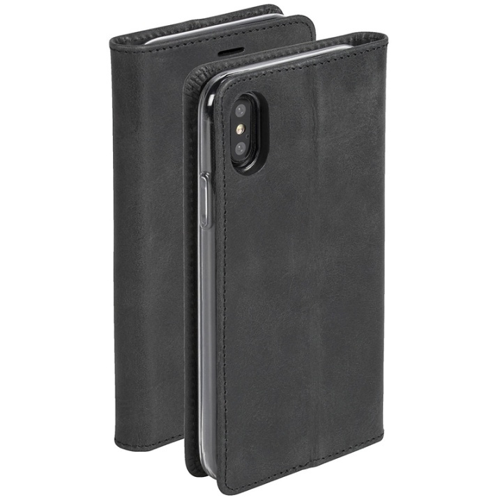 Krusell Sunne FolioCase Portemonneehoesje voor iPhone X/Xs, zwart in de groep SMARTPHONE & TABLETS / Mobielbescherming / Apple / iPhone X/XS / Wallet Case bij TP E-commerce Nordic AB (38-86471)