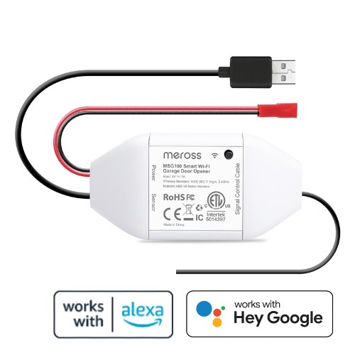 Meross MSG100 slimme adapter - maak je oude garagedeur slim in de groep HUISHOUDEN & TUIN / Smart home / Slimme huissystemen bij TP E-commerce Nordic AB (38-86518)