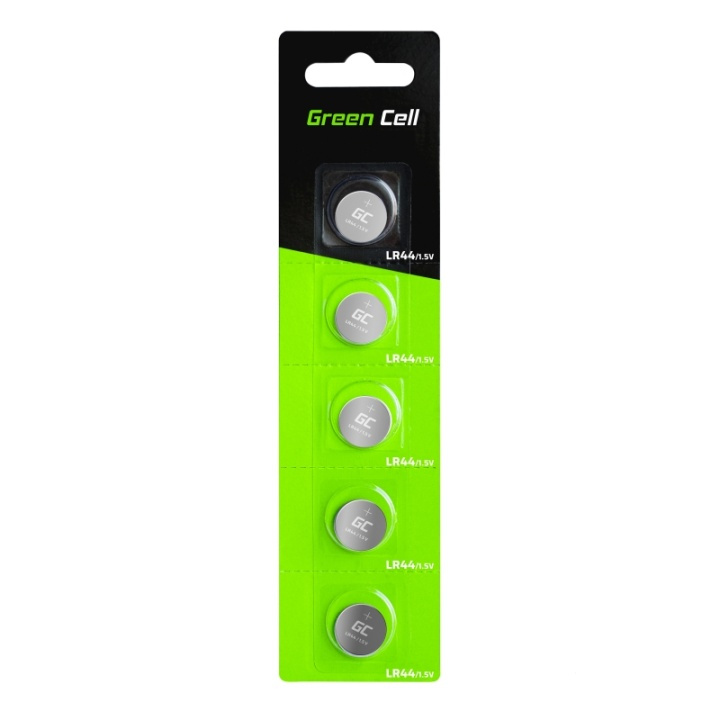 Green Cell LR44 Alkalinebatterij 5x 1,5V in de groep HOME ELECTRONICS / Batterijen & Opladers / Batterijen / Knoopcel bij TP E-commerce Nordic AB (38-86545)