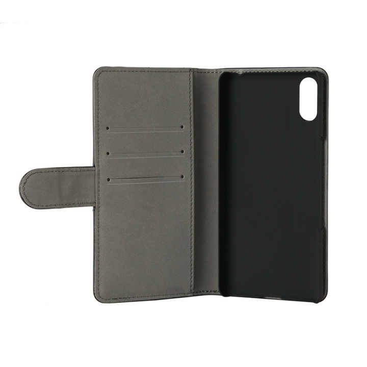 GEAR Wallet Black Sony Xperia L3 in de groep SMARTPHONE & TABLETS / Mobielbescherming / Sony bij TP E-commerce Nordic AB (38-86566)