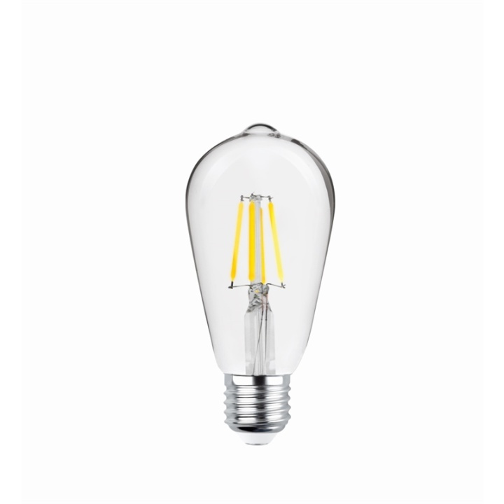 Forever Light Klar LED-lampa med filament, E27 4W 2700K 470lm in de groep HOME ELECTRONICS / Verlichting / LED-lampen bij TP E-commerce Nordic AB (38-86592)
