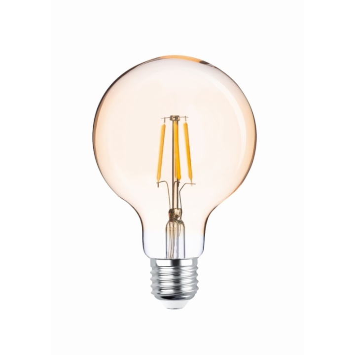 Forever Light Retro LED-lampa med filament Guld, E27 4W 2200K 400lm in de groep HOME ELECTRONICS / Verlichting / LED-lampen bij TP E-commerce Nordic AB (38-86594)