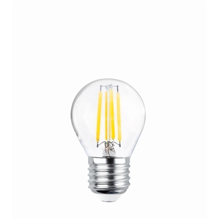 Forever Light Klar LED-lampa med filament, E27 G45 4W 2700K 470lm in de groep HOME ELECTRONICS / Verlichting / LED-lampen bij TP E-commerce Nordic AB (38-86595)