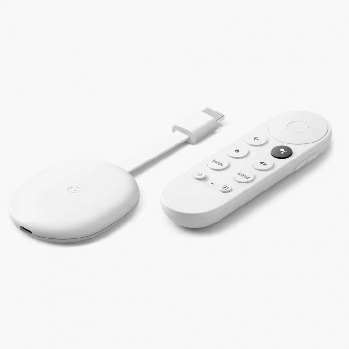 Google Chromecast 4:e Gen med Google TV + Fjärrkontroll med röststyrning in de groep HOME ELECTRONICS / Audio & Beeld / TV & Accessoires / Terrestrische/Boxer bij TP E-commerce Nordic AB (38-86624)