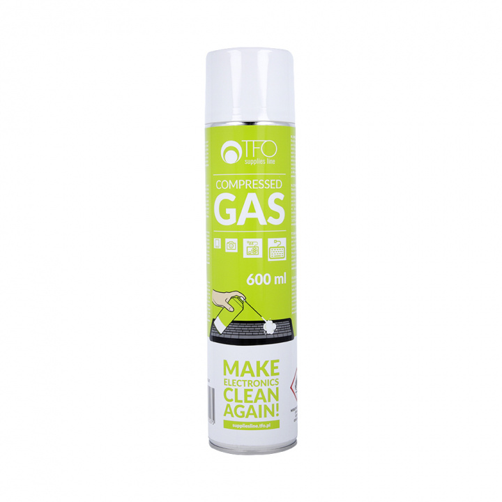 TFO compressed gas 600 ml in de groep COMPUTERS & RANDAPPARATUUR / Computeraccessoires / Reiniging bij TP E-commerce Nordic AB (38-86677)