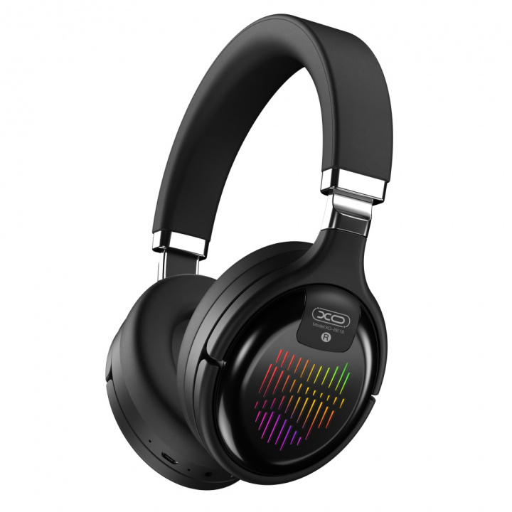 XO Bluetooth headphones BE18 black in de groep HOME ELECTRONICS / Audio & Beeld / Koptelefoon & Accessoires / Koptelefoon bij TP E-commerce Nordic AB (38-86679)