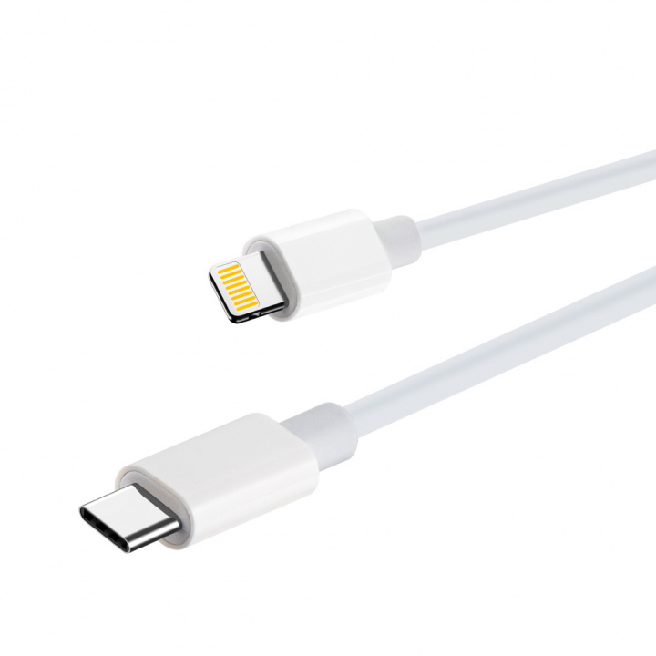 Maxlife MXUC-05 Power Direct USB-C naar Lightning kabel 2,0 m 20W, Wit in de groep SMARTPHONE & TABLETS / Opladers & Kabels / Kabels / Kabels Type C bij TP E-commerce Nordic AB (38-86697)