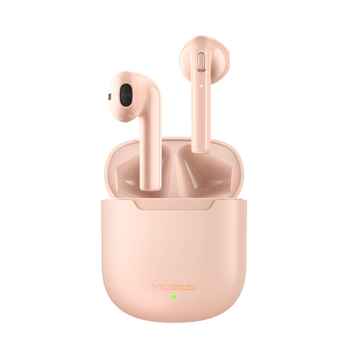 Mcdodo HP-7882 True Wireless Bluetooth dynamic earphones, Pink in de groep HOME ELECTRONICS / Audio & Beeld / Koptelefoon & Accessoires / Koptelefoon bij TP E-commerce Nordic AB (38-86700)