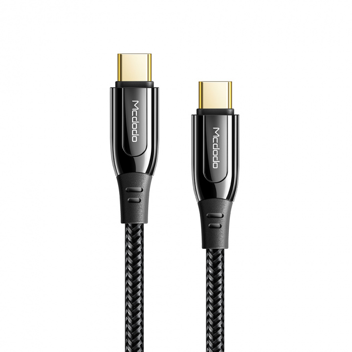 Mcdodo CA-8123 PD USB-C - USB-C cable 100W 2,0 m, Black in de groep SMARTPHONE & TABLETS / Opladers & Kabels / Kabels / Kabels Type C bij TP E-commerce Nordic AB (38-86701)