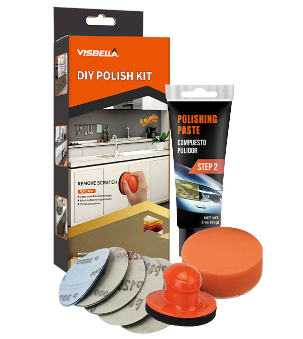 Visbella Doe-het-zelf-polijstset voor kunststof, incl. kleuren in de groep HUISHOUDEN & TUIN / Gereedschap / Overig gereedschap & Accessoires bij TP E-commerce Nordic AB (38-86713)