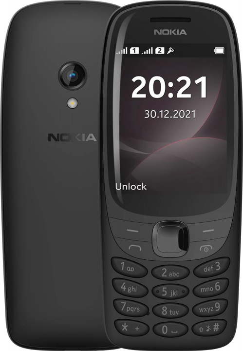 Nokia 6310 DS, Svart in de groep SMARTPHONE & TABLETS / Mobiele telefoons & smartphones bij TP E-commerce Nordic AB (38-86748)