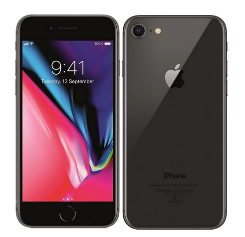 iPhone 8 256 GB, Space Gray Preowned: Tier1 Asset - Okay Condition in de groep SMARTPHONE & TABLETS / Mobiele telefoons & smartphones bij TP E-commerce Nordic AB (38-86798)