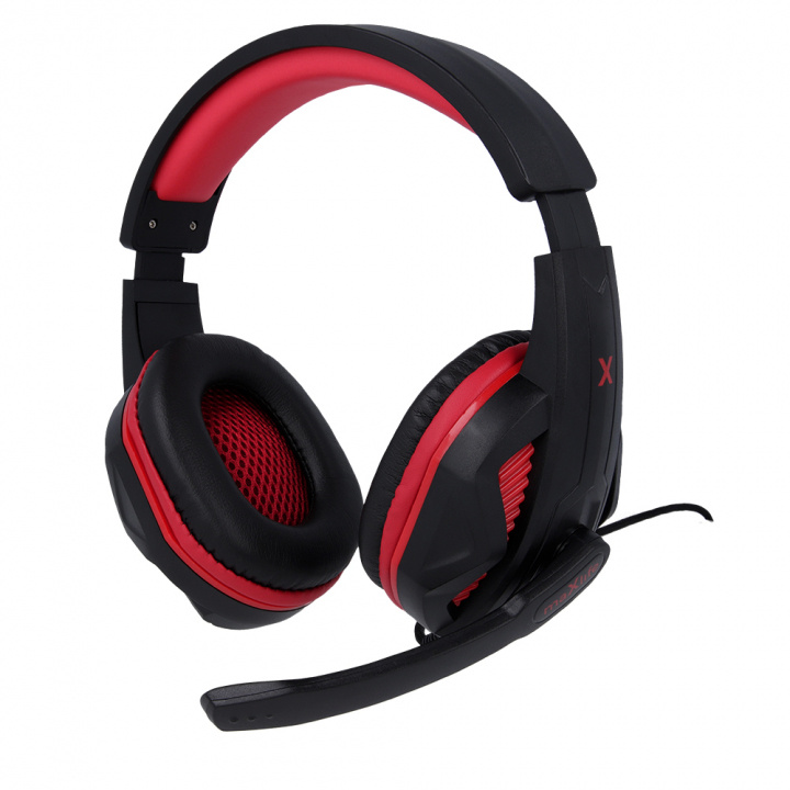 Maxlife Gaming MXGH-100 trådat over-ear hörlurar 3,5 mm svart in de groep COMPUTERS & RANDAPPARATUUR / GAMING / Koptelefoon bij TP E-commerce Nordic AB (38-86859)