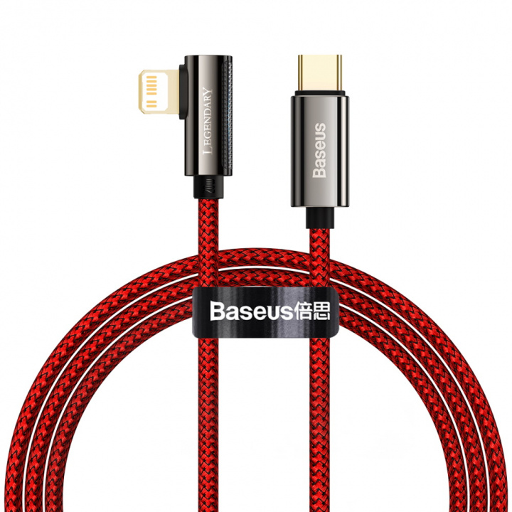 Baseus kabel Legend USB - USB-C 1,0m 66W, Röd in de groep COMPUTERS & RANDAPPARATUUR / Computerkabels / USB / USB-C bij TP E-commerce Nordic AB (38-86923)