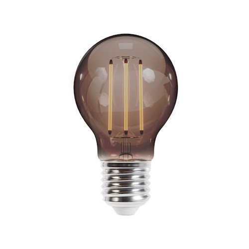  Forever Light LED-lampa Glödtråd E27 A60 4W 230V 2000K 400lm COG, Sotat glas in de groep HOME ELECTRONICS / Verlichting / LED-lampen bij TP E-commerce Nordic AB (38-86948)