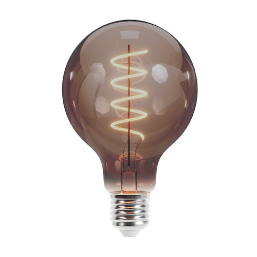 Forever Light LED lamp Filament E27 G95 4W 230V 2000K 250lm SF, Roetkleurig glas in de groep HOME ELECTRONICS / Verlichting / LED-lampen bij TP E-commerce Nordic AB (38-86949)