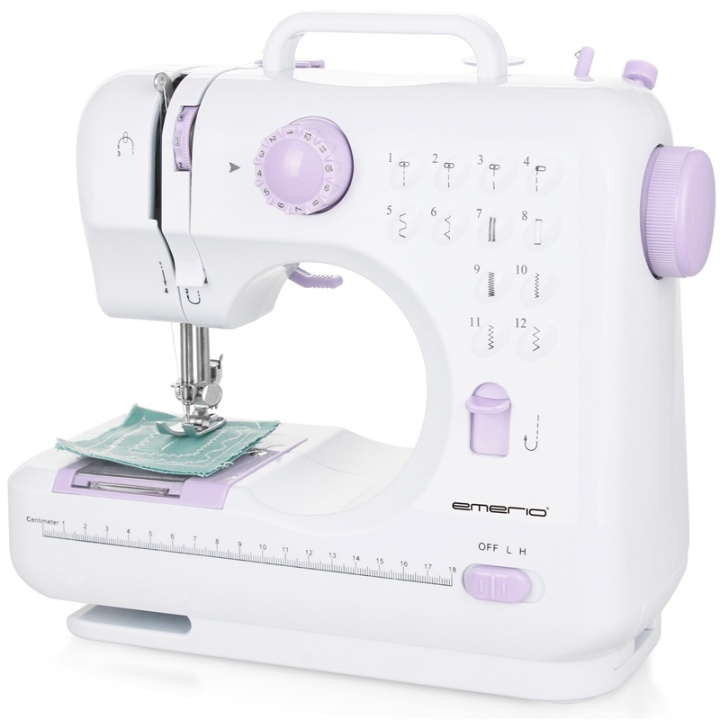 Emerio Symaskin SEW-121820 Basic 12 stitches in de groep HUISHOUDEN & TUIN / Huishoudelijke apparaten / Naaimachine & Accessoires / Naaimachines bij TP E-commerce Nordic AB (38-87336)