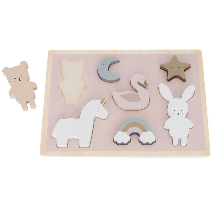 Jabadabado Pussel enhörning in de groep SPEELGOED, KINDER- & BABYPRODUCTEN / Babyspeelgoed / Activiteitenspeelgoed bij TP E-commerce Nordic AB (38-87512)