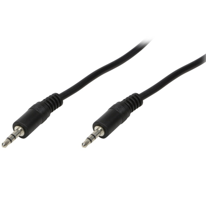 LogiLink Audiokabel 3,5mm-hane - 3,5mm in de groep HOME ELECTRONICS / Kabels & Adapters / Audio Analoog / 3.5 mm bij TP E-commerce Nordic AB (38-87652)