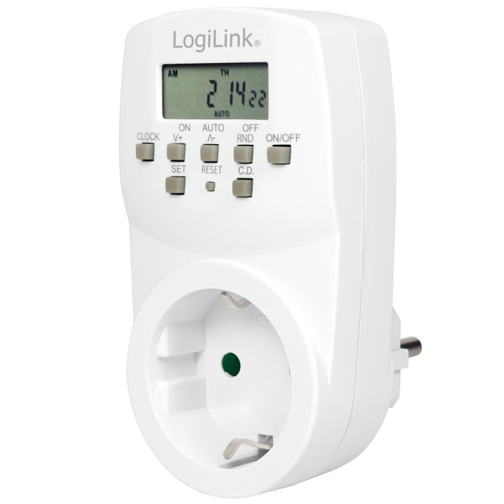LogiLink Inomhustimer Digital 1800W in de groep HUISHOUDEN & TUIN / Elektriciteit & Verlichting / Timers bij TP E-commerce Nordic AB (38-87667)