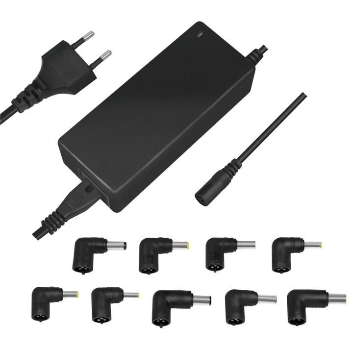 LogiLink Laptop-strömadapter 90W in de groep COMPUTERS & RANDAPPARATUUR / Laptops & accessoires / Computeroplader / Laptop oplader / Universal bij TP E-commerce Nordic AB (38-87669)