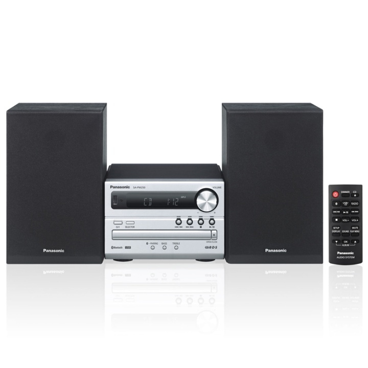 Panasonic Micro-stereo 20W BT, CD, USB in de groep HOME ELECTRONICS / Audio & Beeld / Thuisbioscoop, Hifi en Draagbaar / Compacte stereo- en platenspelers bij TP E-commerce Nordic AB (38-87853)