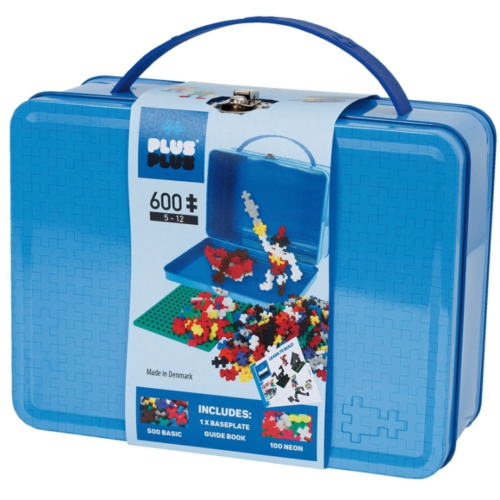 Plus-Plus Suitcase Basic Metal in de groep SPEELGOED, KINDER- & BABYPRODUCTEN / Speelgoed / Bouwspeelgoed / Bouwblokken bij TP E-commerce Nordic AB (38-87982)