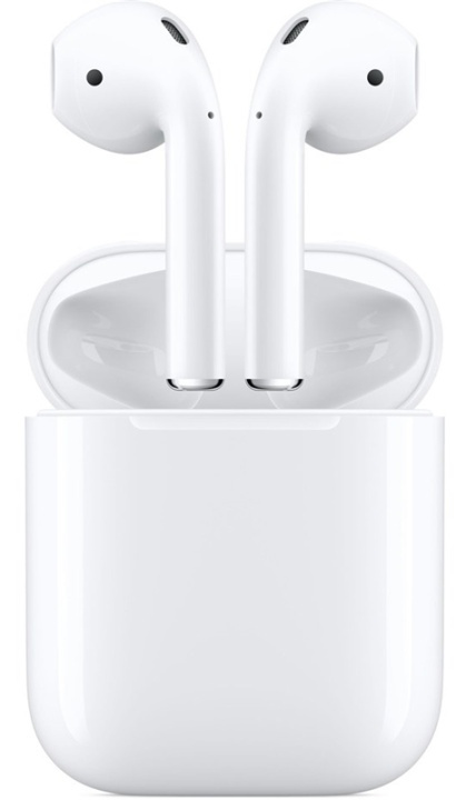 Apple AirPods, 2019 med Laddningsetui in de groep HOME ELECTRONICS / Audio & Beeld / Koptelefoon & Accessoires / Koptelefoon bij TP E-commerce Nordic AB (38-88011)