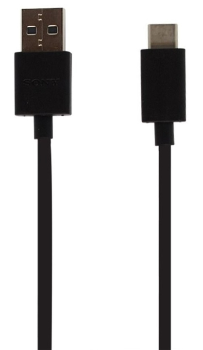 SONY UCB20 , USB typ C-kabel, 1m, Bulk, Svart in de groep SMARTPHONE & TABLETS / Opladers & Kabels / Kabels / Kabels microUSB bij TP E-commerce Nordic AB (38-88041)