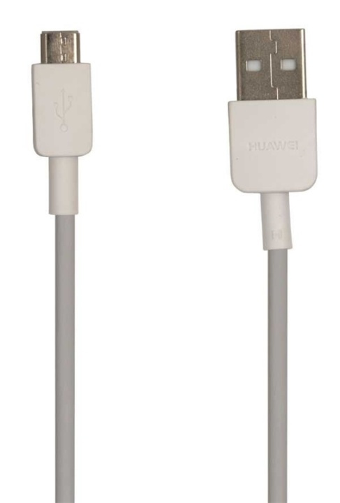 Huawei microUSB-kabel, 1 m, Wit, Bulk in de groep SMARTPHONE & TABLETS / Opladers & Kabels / Kabels / Kabels microUSB bij TP E-commerce Nordic AB (38-88046)