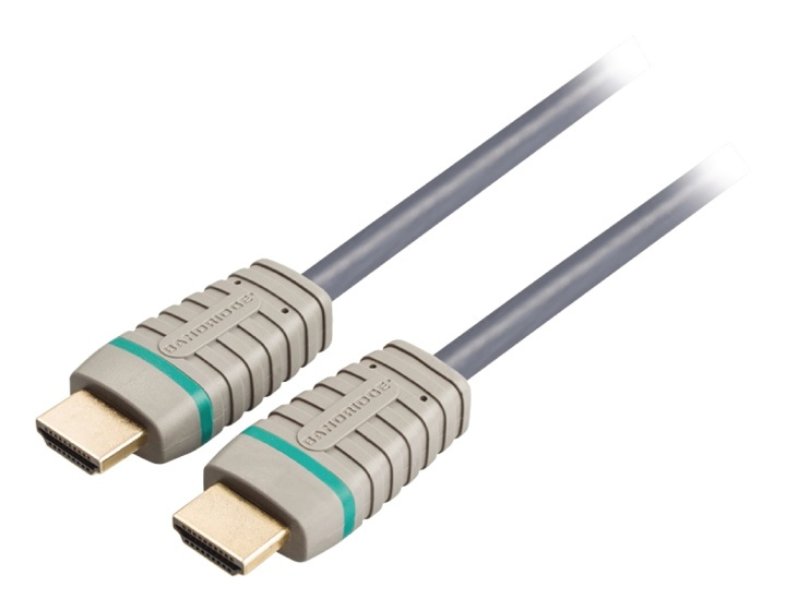 Hoge snelheid HDMI-kabel met Ethernet, HDMI naar HDMI, 2m in de groep HOME ELECTRONICS / Kabels & Adapters / HDMI / Kabels bij TP E-commerce Nordic AB (38-88100)