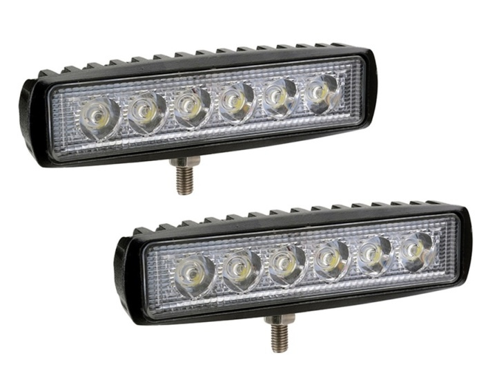 2-pack LED-ramp - Arbetsljus, backljus 36W in de groep AUTO / Autoverlichting / Extra verlichting bij TP E-commerce Nordic AB (38-88114PKT)
