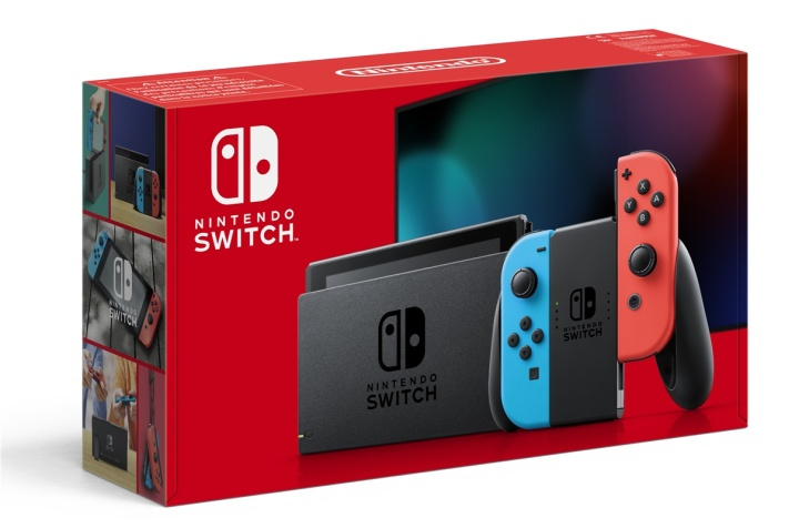 Nintendo Switch 2019 Konsol, Röd/Blå in de groep HOME ELECTRONICS / Spelconsoles en accessoires / Nintendo Switch / Consoles bij TP E-commerce Nordic AB (38-88128)