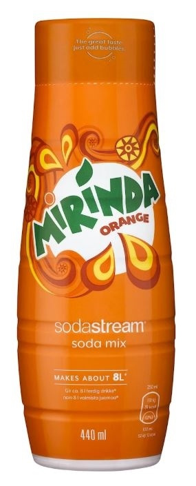 Sodastream Mirinda 440ml - Voor 8 liter in de groep HUISHOUDEN & TUIN / Huishoudelijke apparaten / Water & Sap / Carbonatatiemachines / Smaken bij TP E-commerce Nordic AB (38-88279)