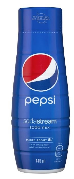 Sodastream Pepsi 440ml - Voor 8 liter in de groep HUISHOUDEN & TUIN / Huishoudelijke apparaten / Water & Sap / Carbonatatiemachines / Smaken bij TP E-commerce Nordic AB (38-88280)