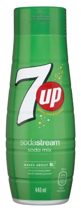 SodaStream 7Up 440ml - Ger 8 liter in de groep HUISHOUDEN & TUIN / Huishoudelijke apparaten / Water & Sap / Carbonatatiemachines / Smaken bij TP E-commerce Nordic AB (38-88281)