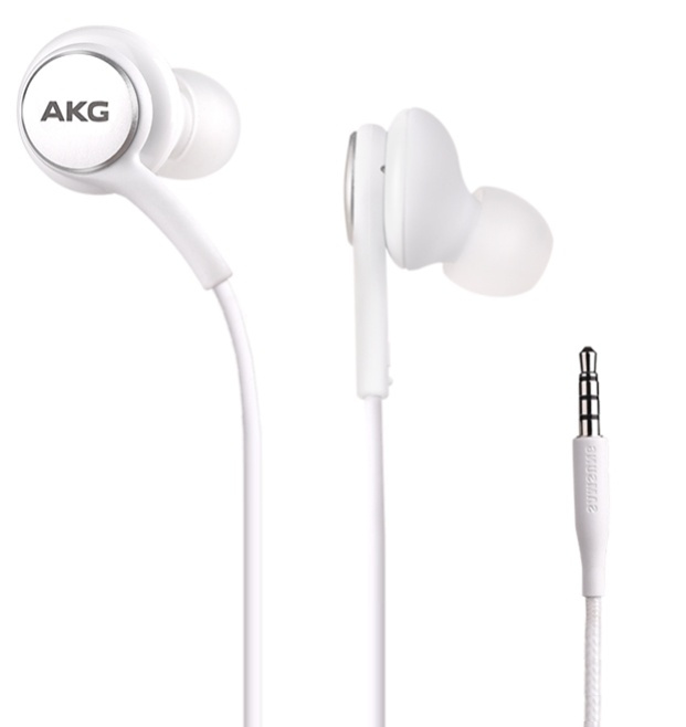 AKG Hoofdtelefoon met microfoon, In-Ear voor Samsung, Wit, Bulk (EO-IG955) in de groep HOME ELECTRONICS / Audio & Beeld / Koptelefoon & Accessoires / Koptelefoon bij TP E-commerce Nordic AB (38-88287)