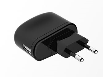 Väggladdare USB 1A, Svart in de groep SMARTPHONE & TABLETS / Opladers & Kabels / Wandoplader / Wandoplader USB bij TP E-commerce Nordic AB (38-88423)