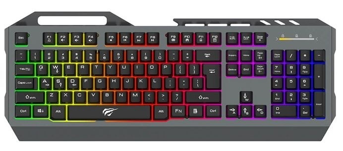 Havit KB418L - gaming keyboard in de groep COMPUTERS & RANDAPPARATUUR / Muizen en toetsenborden / Toetsenborden / Met kabel bij TP E-commerce Nordic AB (38-88460)