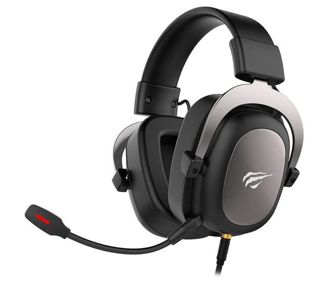 Havit Gaming headset 7.1 Svart/Gun Metal in de groep COMPUTERS & RANDAPPARATUUR / GAMING / Koptelefoon bij TP E-commerce Nordic AB (38-88469)