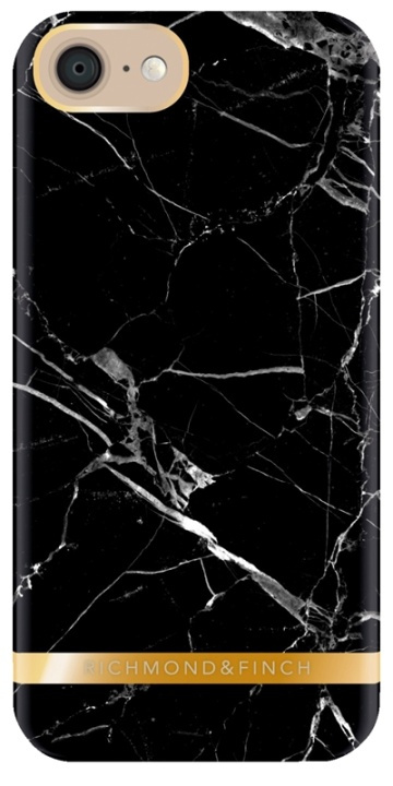 RF by Richmond & Finch Black Marble, skal för iPhone 7/8/SE in de groep SMARTPHONE & TABLETS / Mobielbescherming / Apple / iPhone 7 / Hoesjes bij TP E-commerce Nordic AB (38-88473)