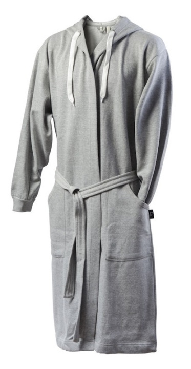 Kosta Linnewäfveri Badjas College, Grijs, L/XL in de groep HUISHOUDEN & TUIN / Badkamer / Badjassen bij TP E-commerce Nordic AB (38-88607)