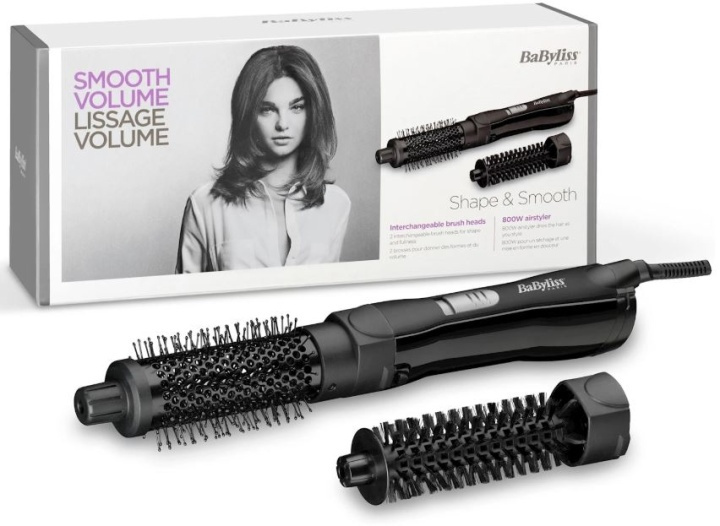 Babyliss AS82E Shape & Smooth Varmluftsborste in de groep BEAUTY & HEALTH / Haar & Styling / Stylingtools / Heteluchtborstels bij TP E-commerce Nordic AB (38-88670)