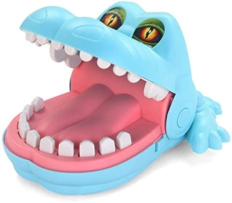 Spel Crocodile Dentist - Blå in de groep SPEELGOED, KINDER- & BABYPRODUCTEN / Speelgoed / Bordspellen / Kinderspellen bij TP E-commerce Nordic AB (38-88702)